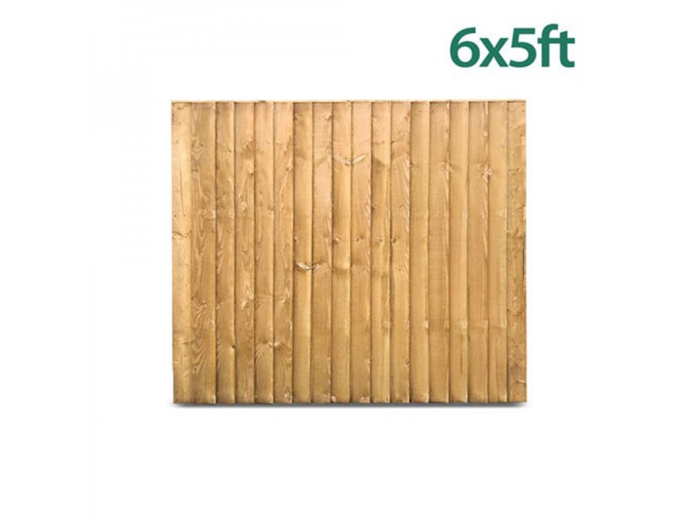 Featheredge Closeboard Fence Panel