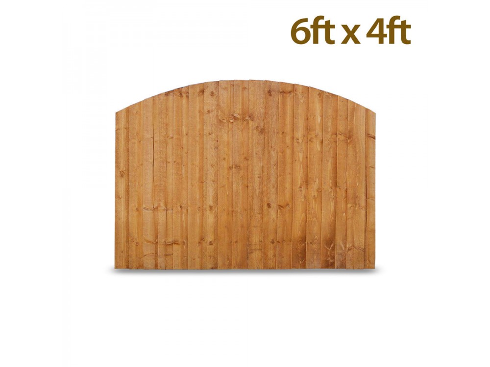 Featheredge Dome Fence Panel